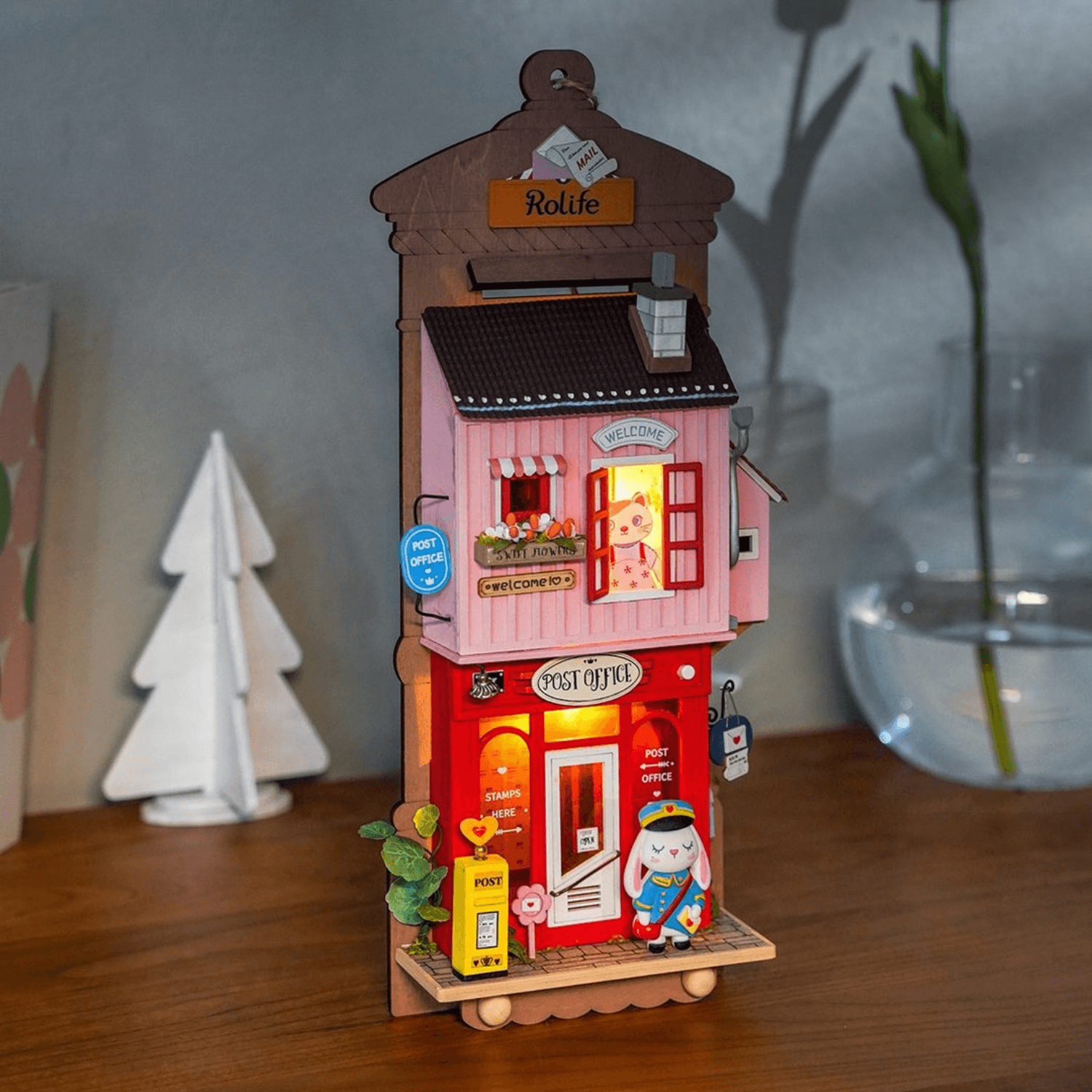 Poststelle der Liebe | Miniaturhaus | Rolife-Miniaturhaus-Robotime--