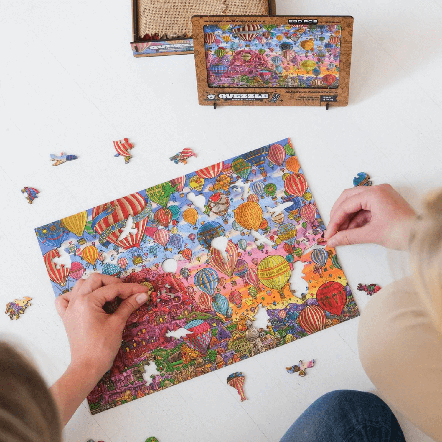 Quezzle | Incroyable puzzle en bois Cappadoce Unidragon