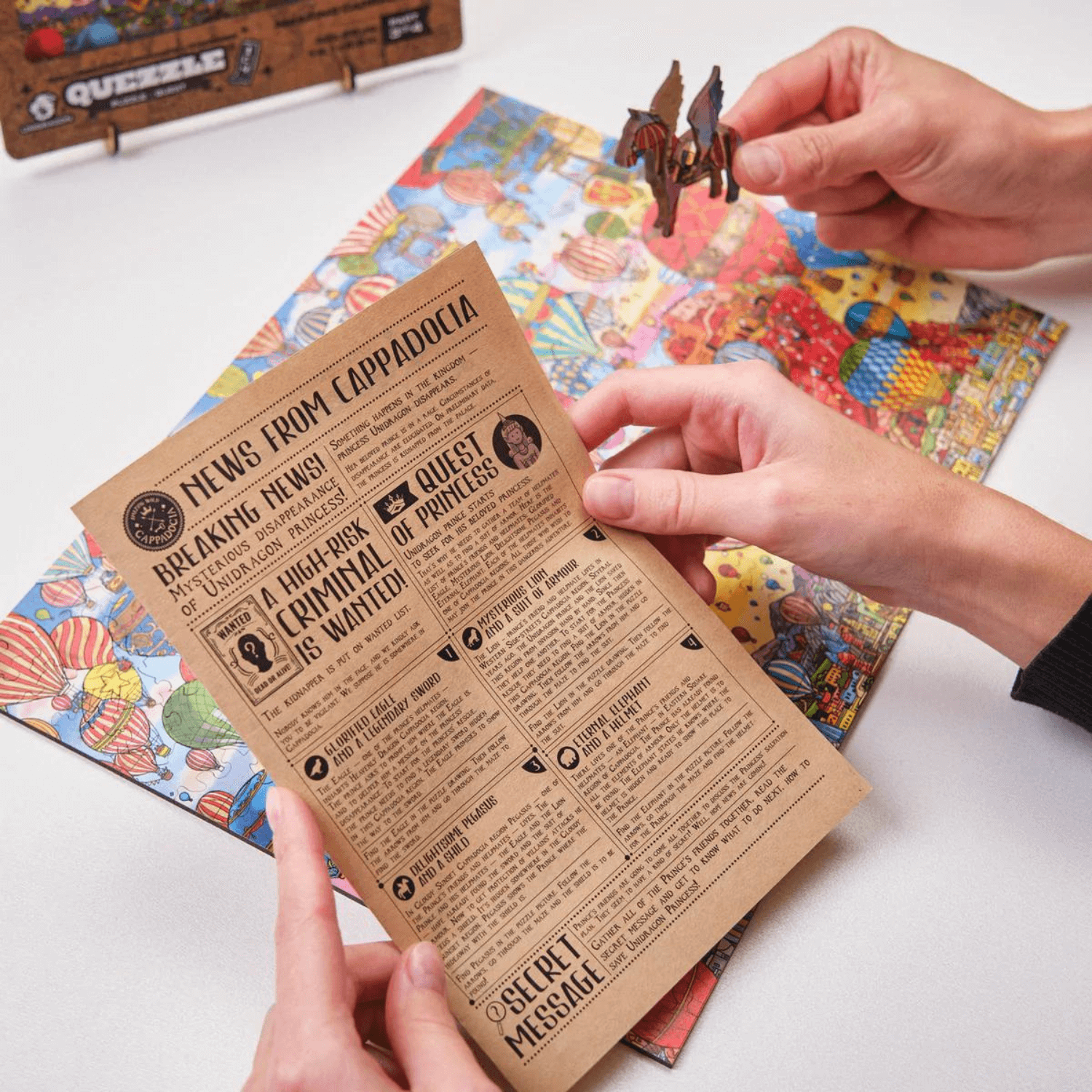 Quezzle | Incroyable puzzle en bois Cappadoce Unidragon