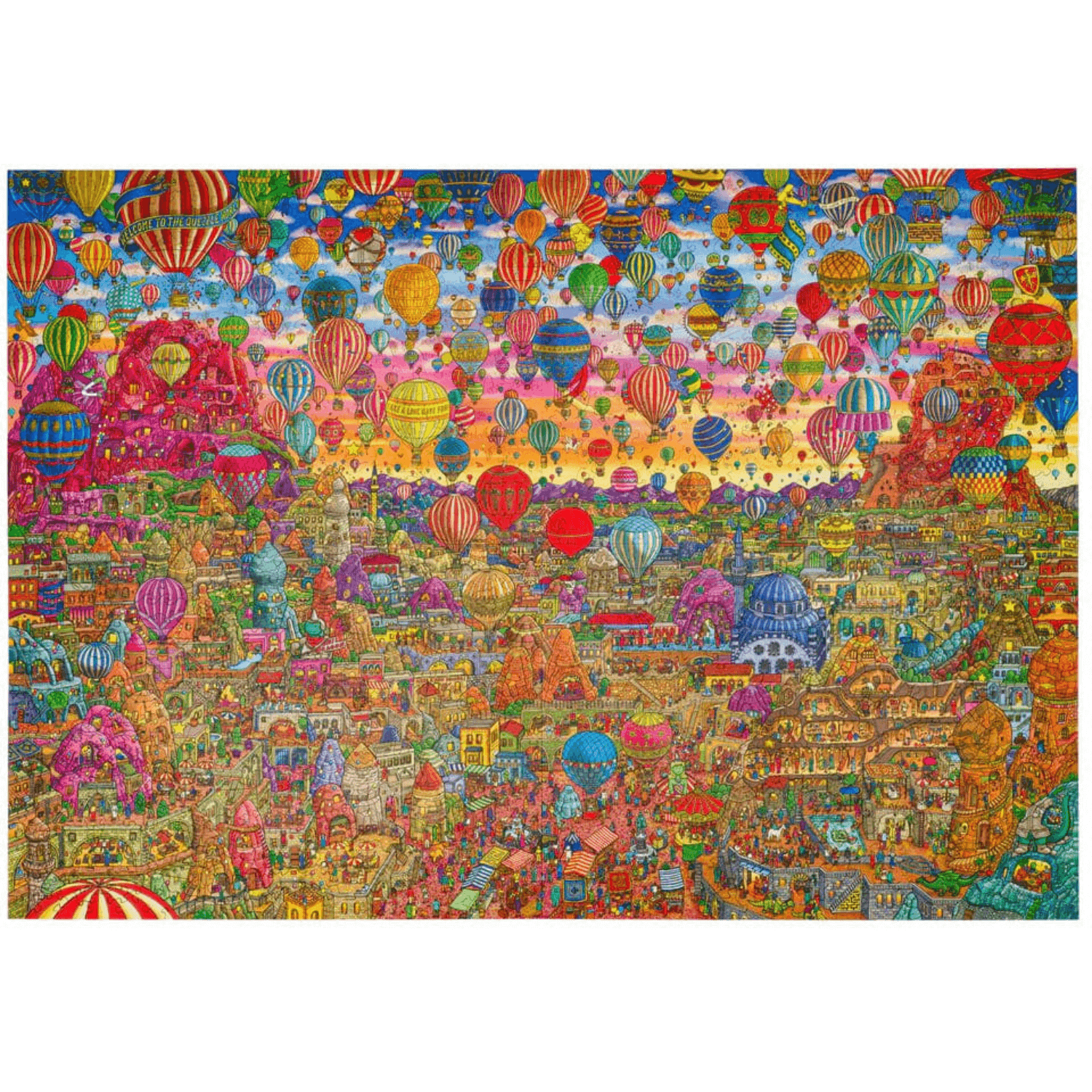 Quezzle | Incroyable puzzle en bois Cappadoce Unidragon