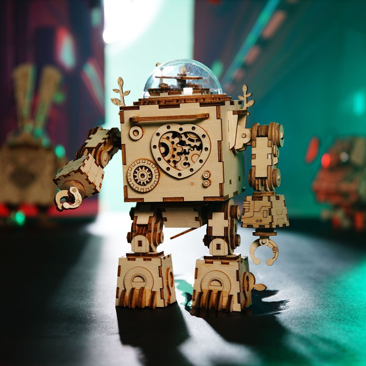 ROKR Orpheus Robot Mechanical Wooden Puzzle-Robotime--