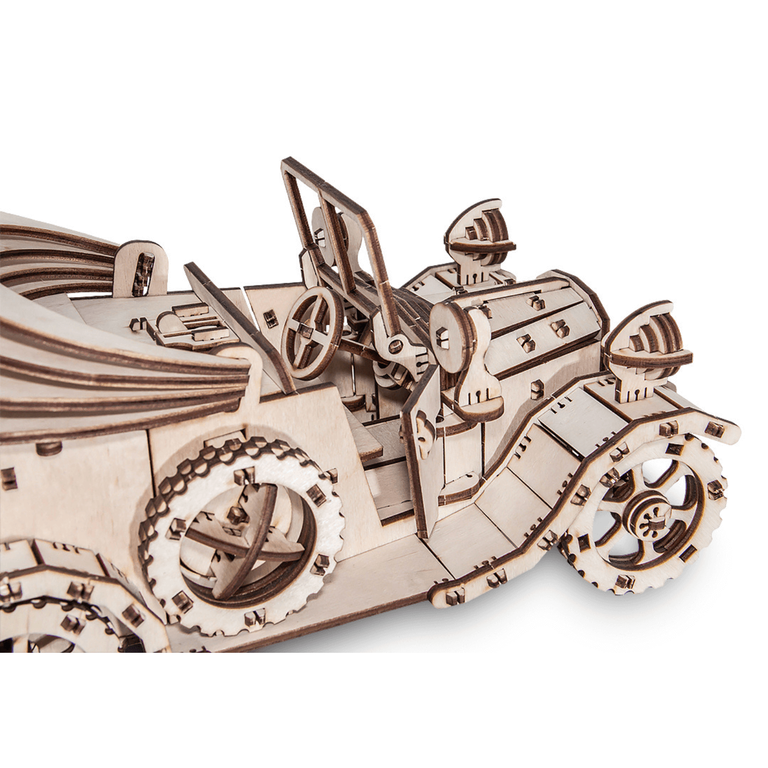 Retrocar | Voiture ancienne Puzzle mécanique en bois Eco-Wood-Art