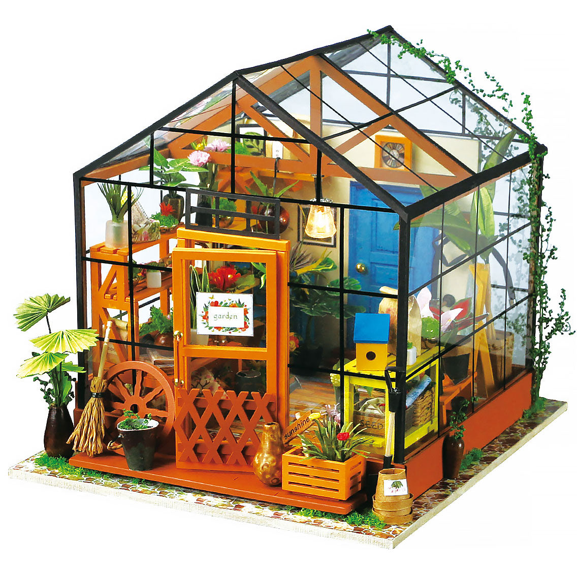 Cathy's Flower House (Gewächshaus) Miniaturhaus Robotime