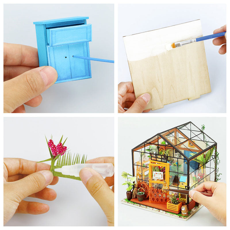 Cathy's Flower House (Gewächshaus) Miniaturhaus Robotime