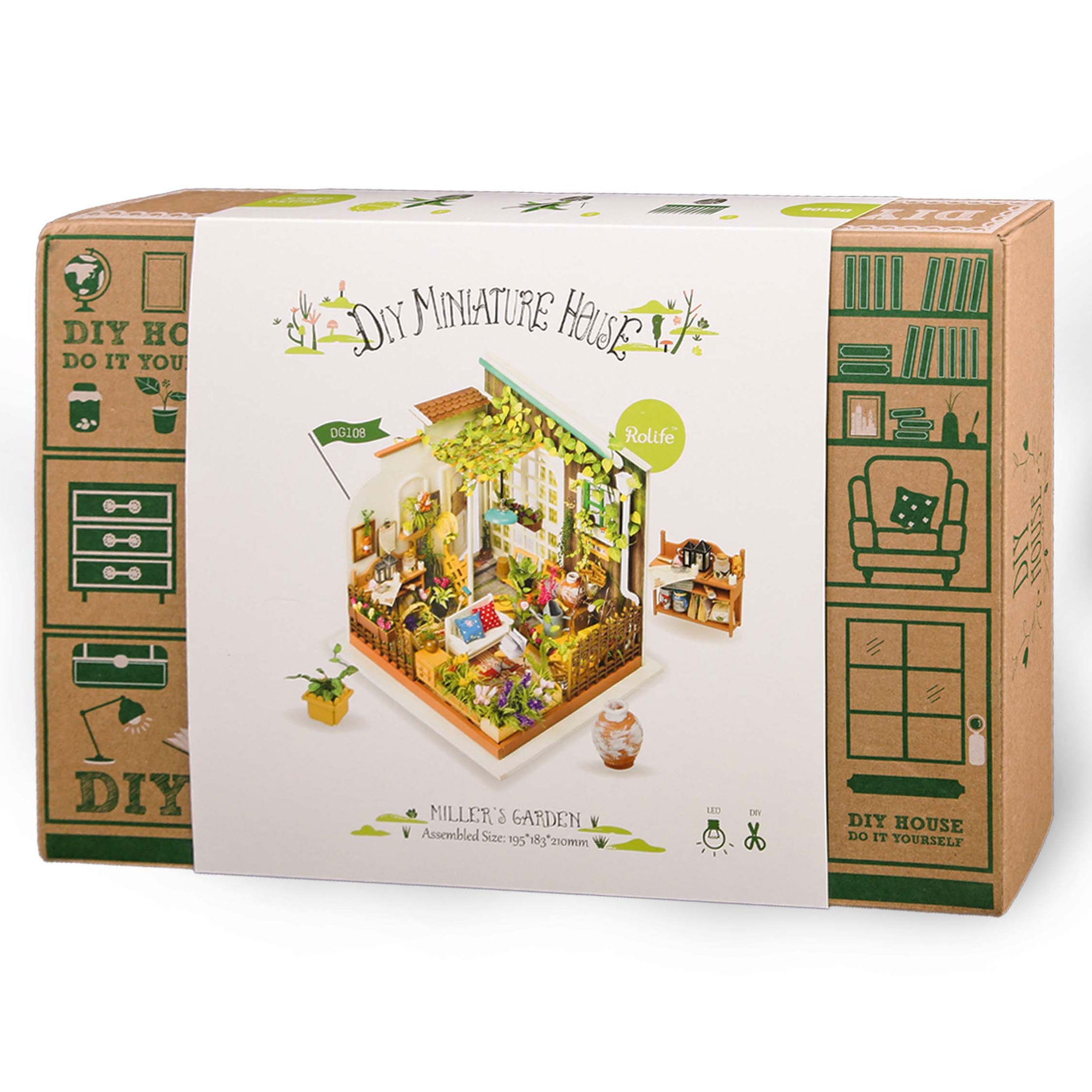 Miller's Garden (Garden) Miniature House Robotime
