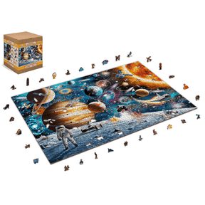 Space Odyssey | Holz Puzzle 2000-Holzpuzzle-WoodenCity--
