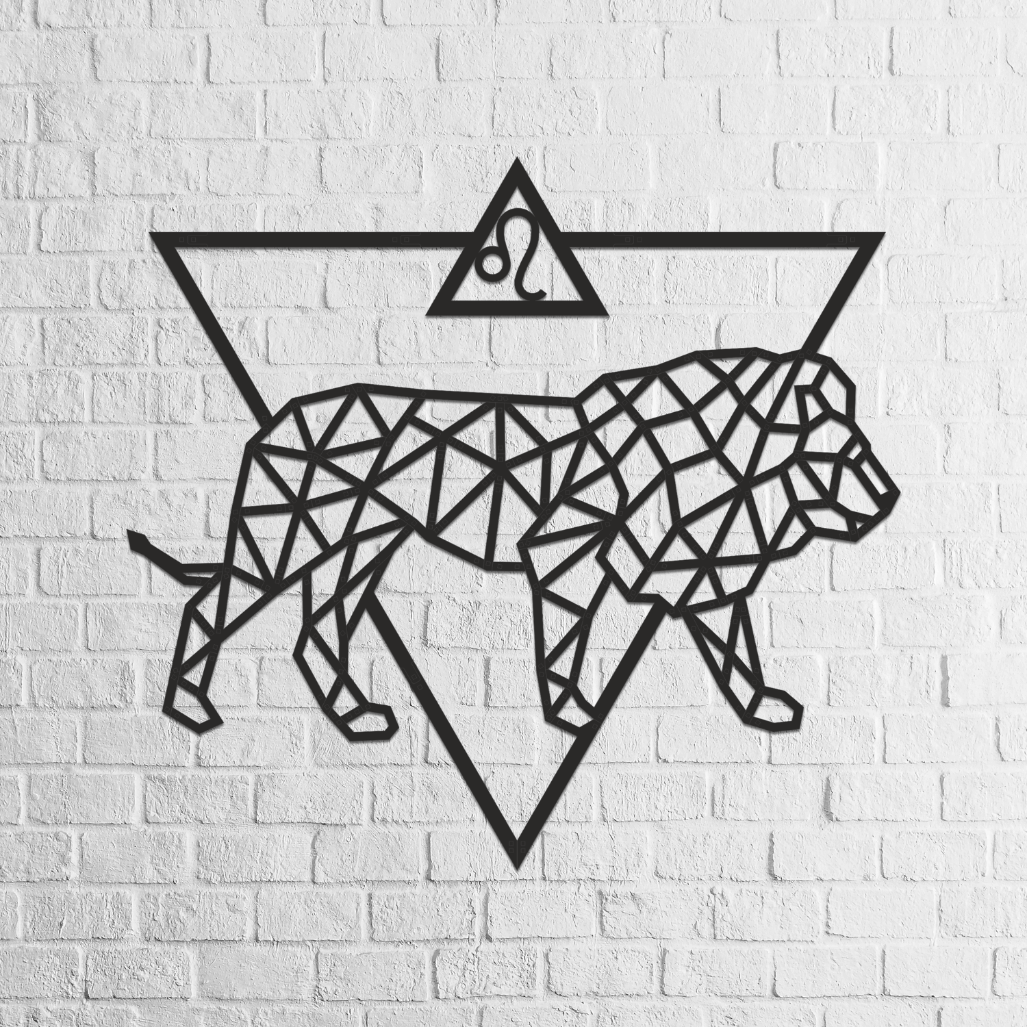 Puzzle mural de caractère - ton style. Ton mur Puzzle mural MagicHolz Lion ♌️