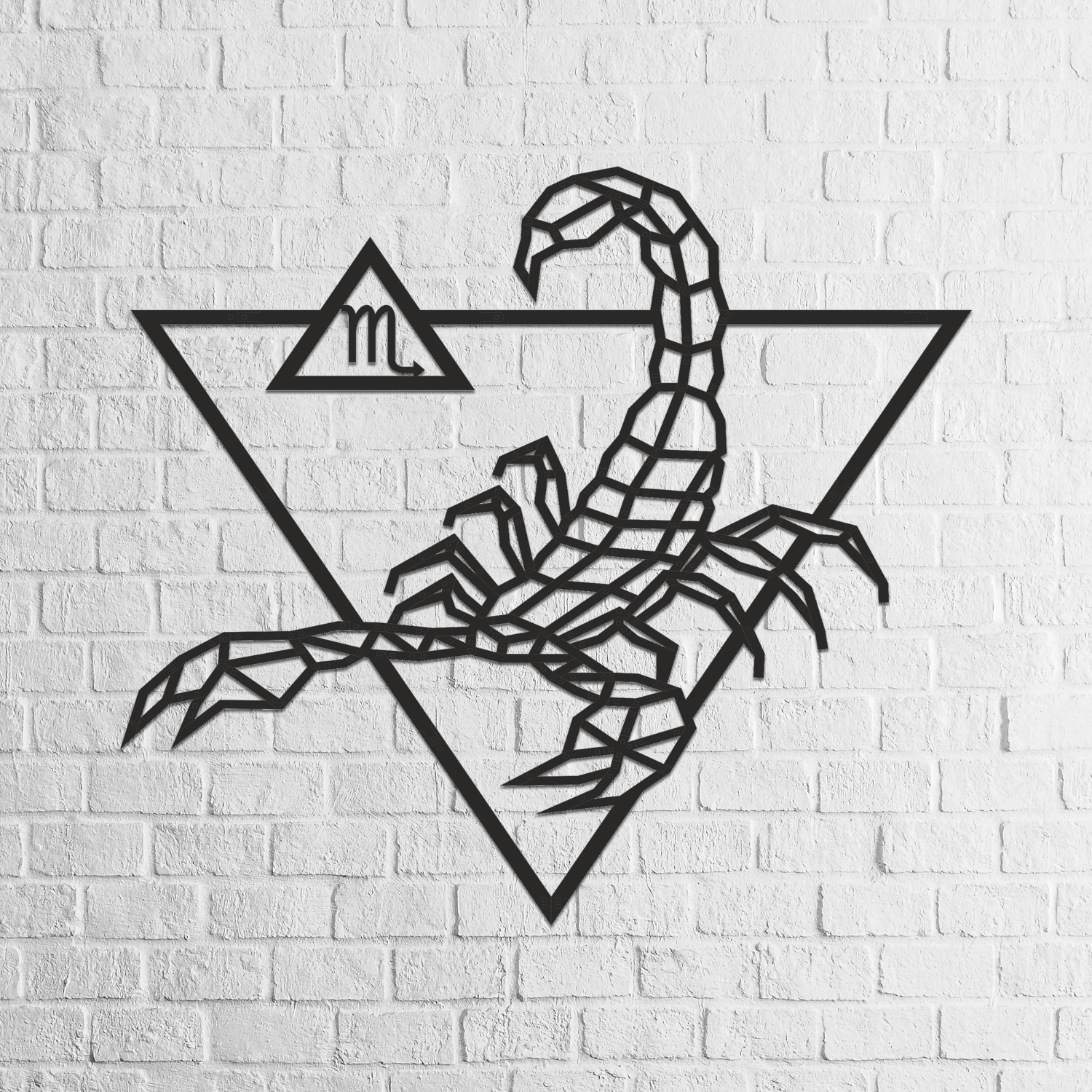 Puzzle mural de caractère - ton style. Ton mur Puzzle mural MagicHolz Scorpion ♏️