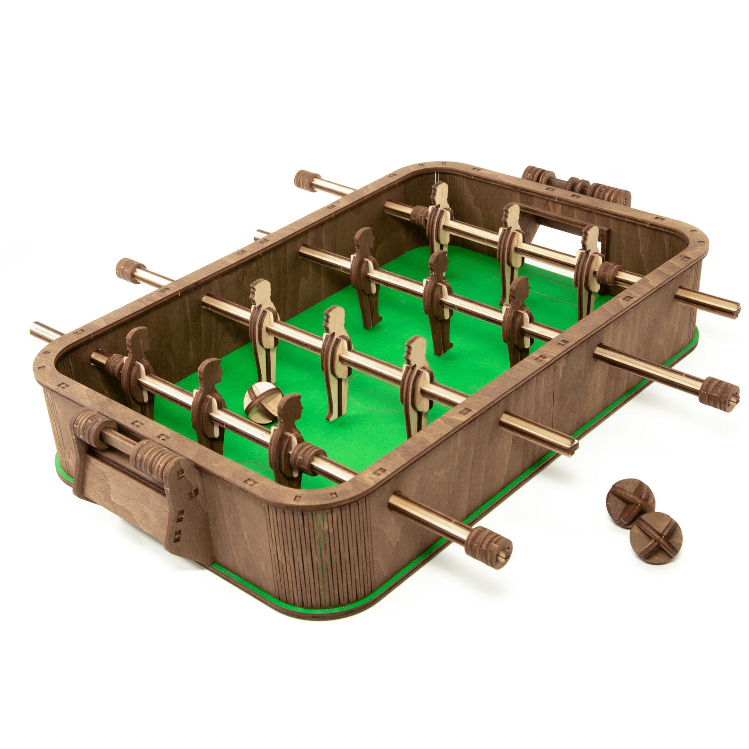 Tischfußball | Kicker Mechanisches Holzpuzzle Eco-Wood-Art