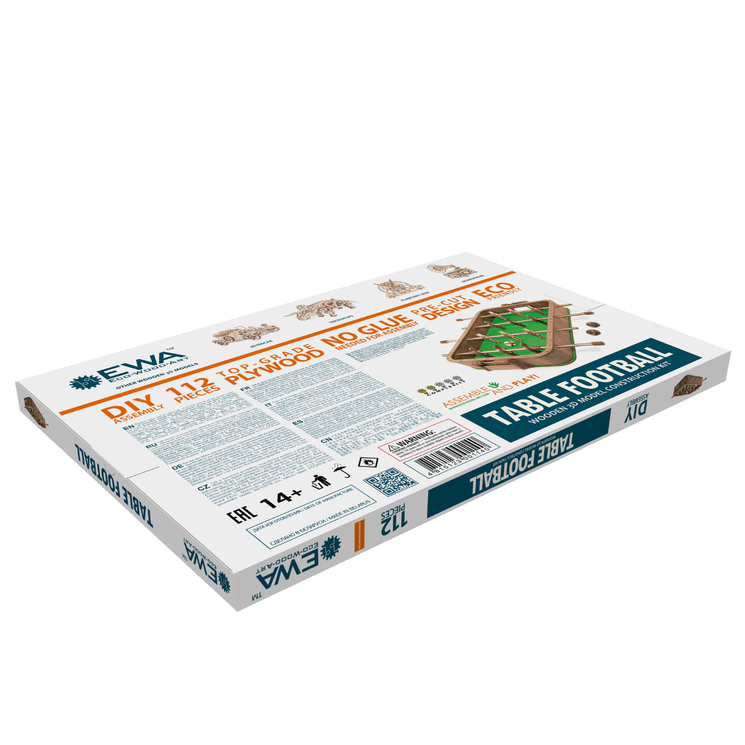 Tischfußball | Kicker Mechanisches Holzpuzzle Eco-Wood-Art