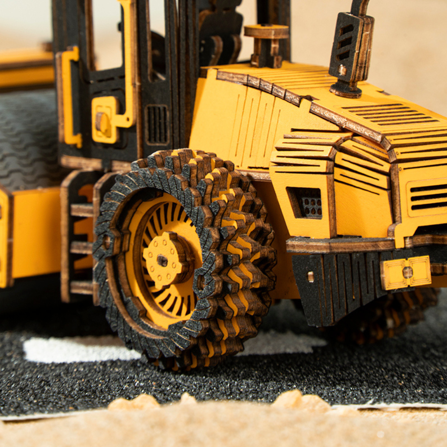 Roller | Construction machinery 3D puzzle Robotime