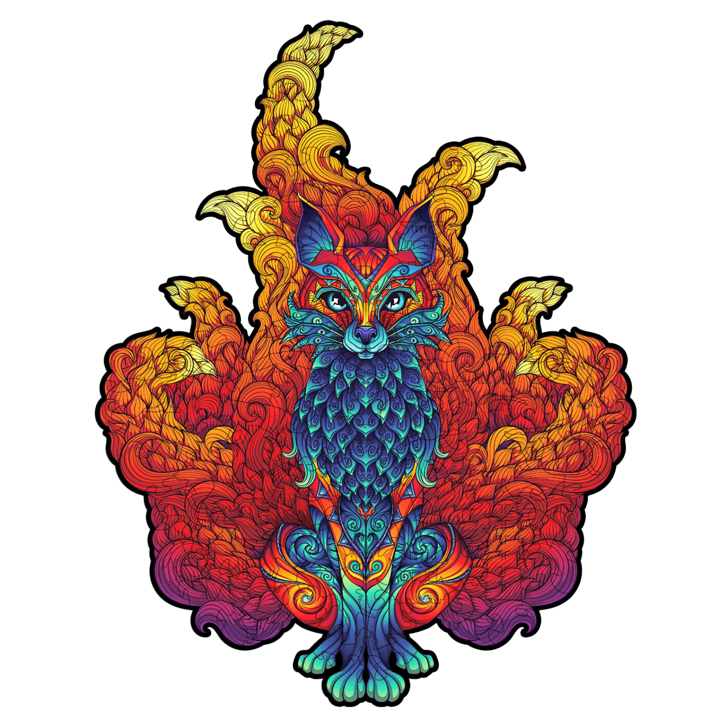 Heavenly fox | Zenko wooden puzzle MagicHolz
