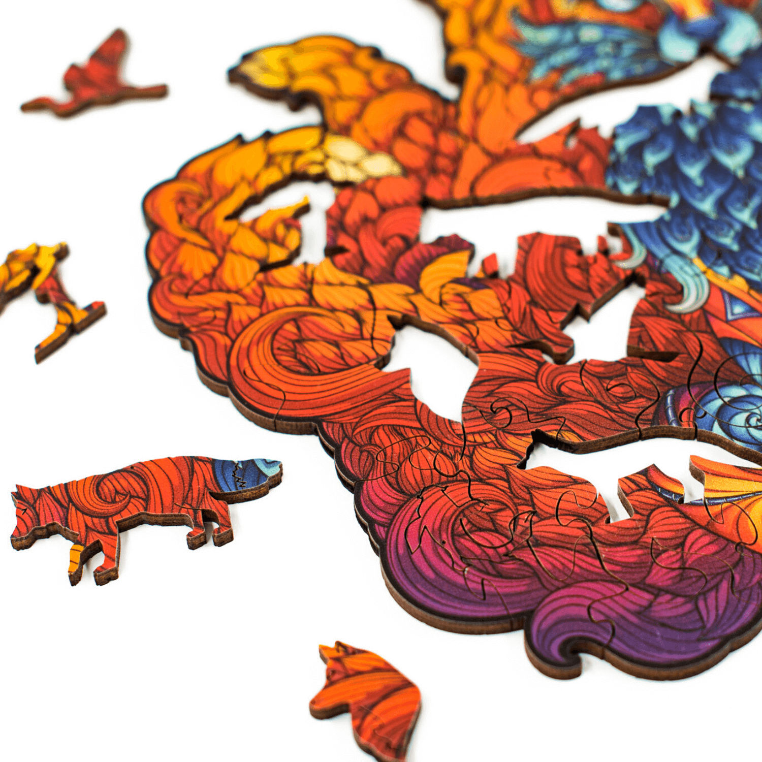 Heavenly fox | Zenko MagicHolz puzzle-MagicWood--