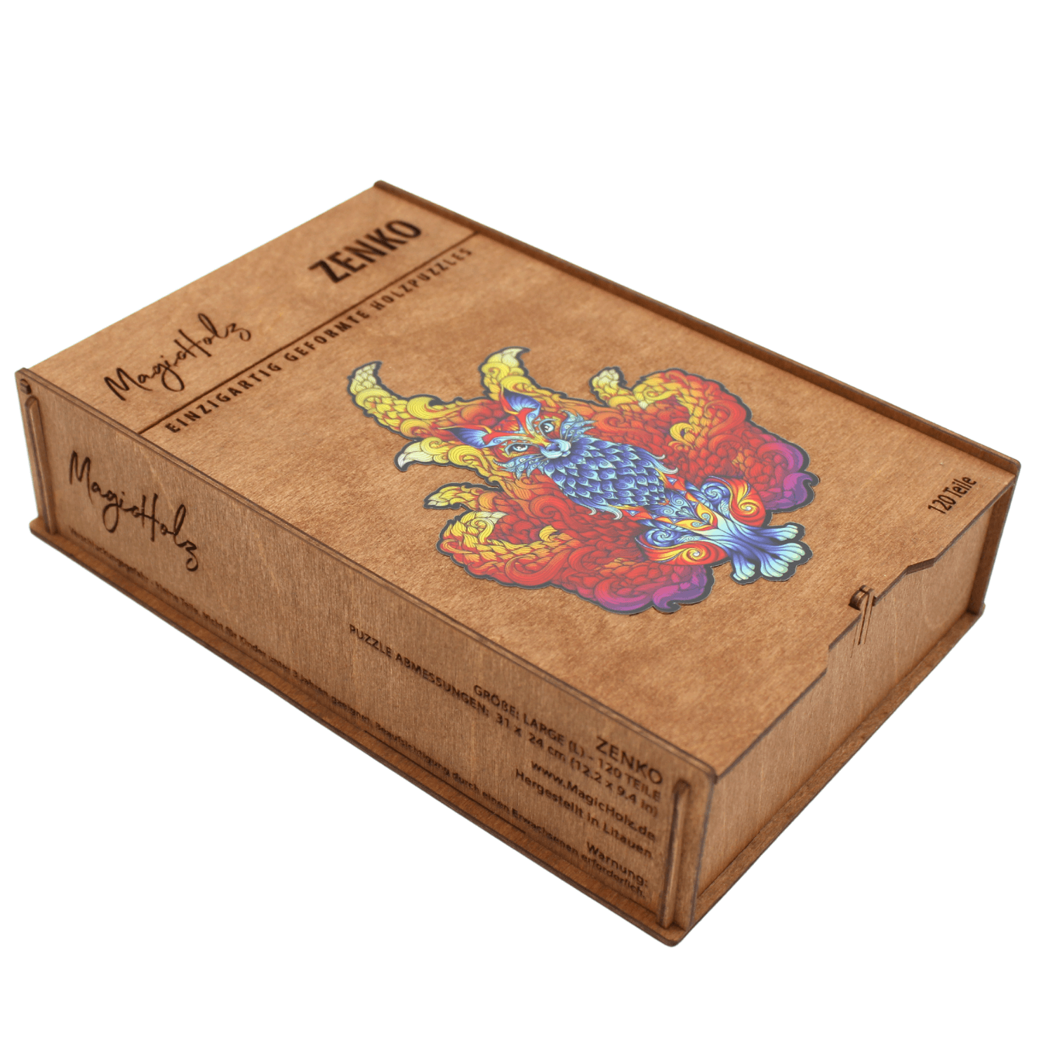 Heavenly fox | Zenko MagicHolz puzzle-MagicWood--