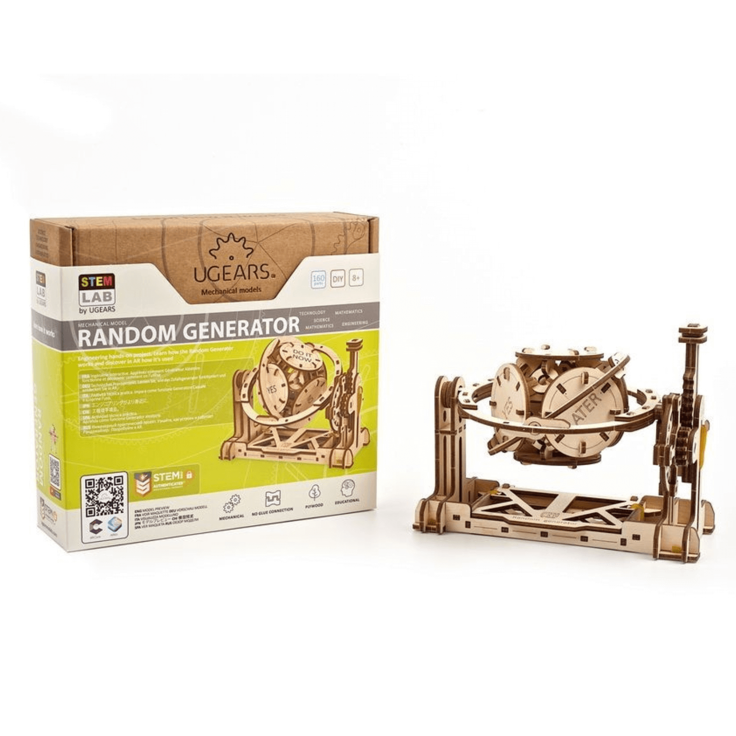 Random generator Mechanical wooden puzzle Ugears