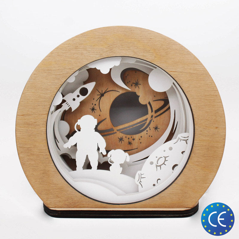 3D night light made of wood l MagicLights-Night lights & indirect MagicHolz