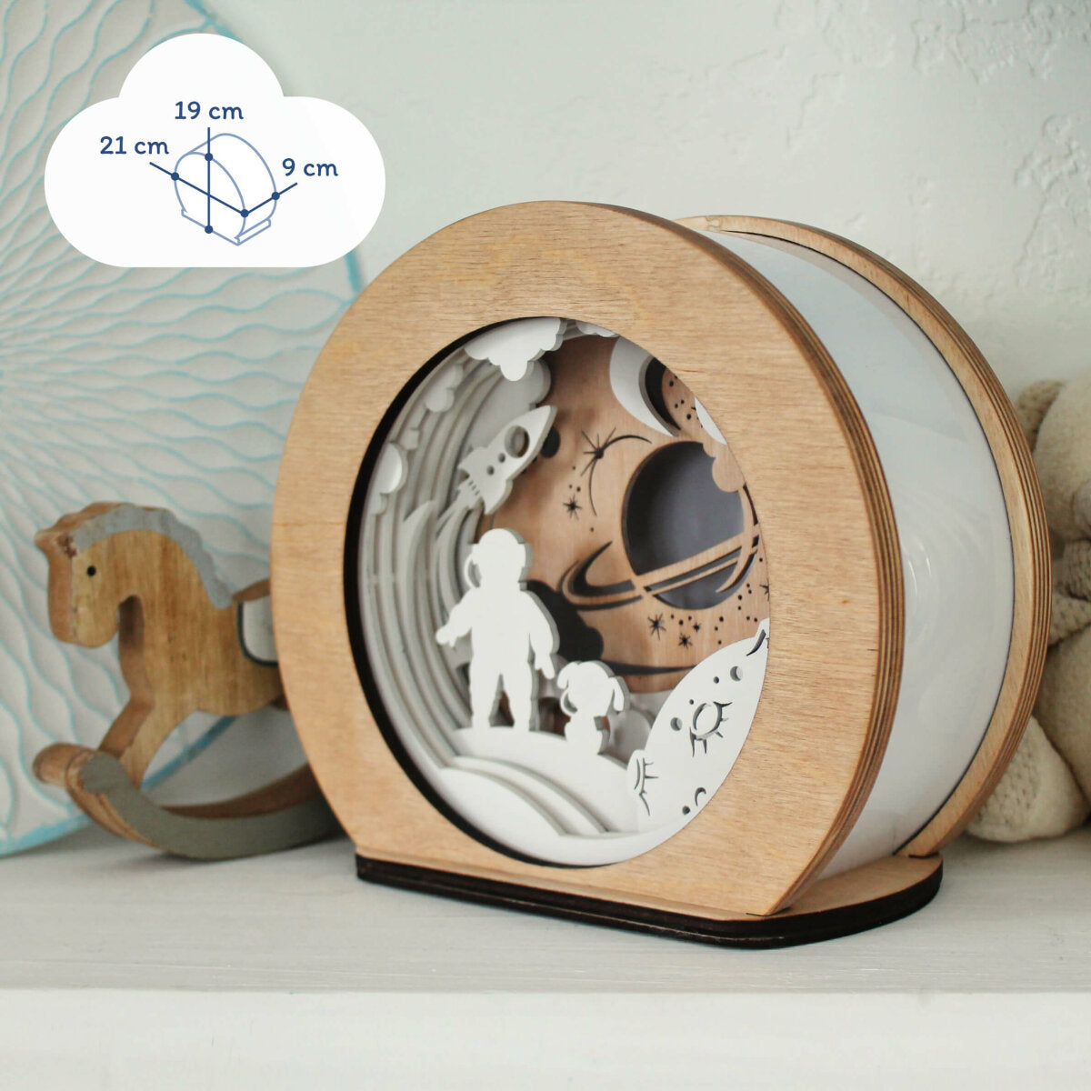 3D night light made of wood l MagicLights-Night lights & indirect MagicHolz