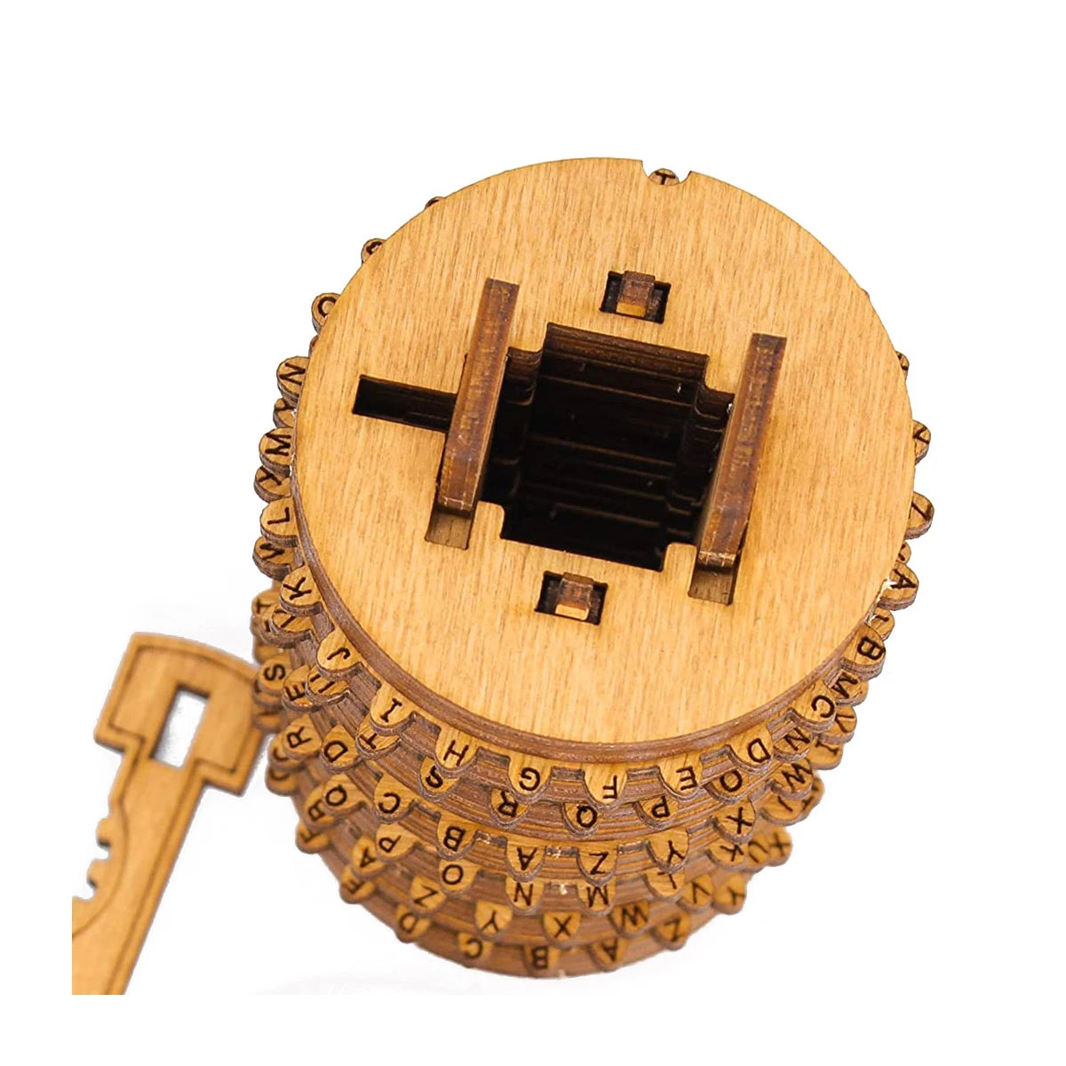 Kryptos - Cryptex wooden escape room kit iDventure game