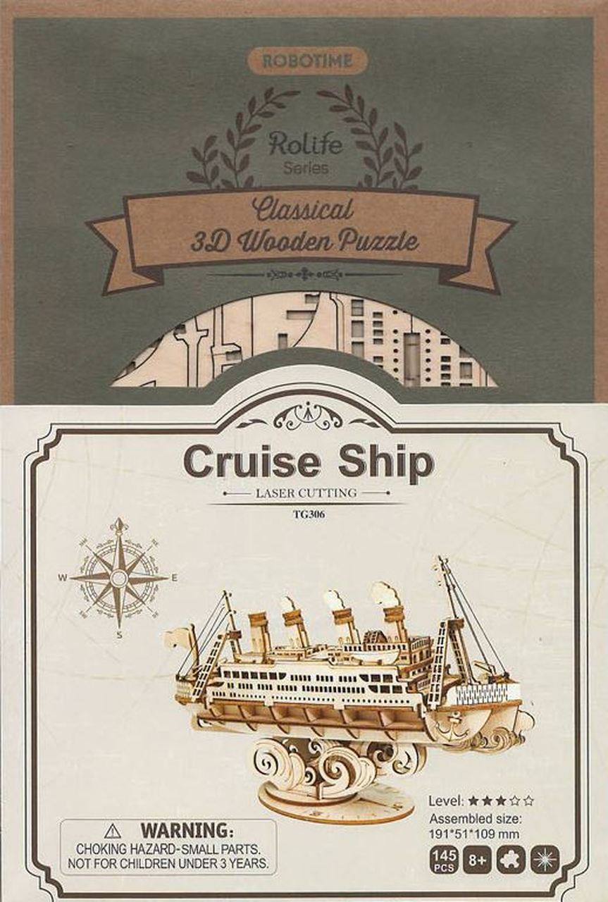 Kreuzfahrtschiff 3D Puzzle Robotime