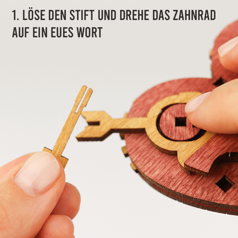 Tin Woodman's Heart - Schatzkiste mit Schloss Escape Room Spiel iDventure