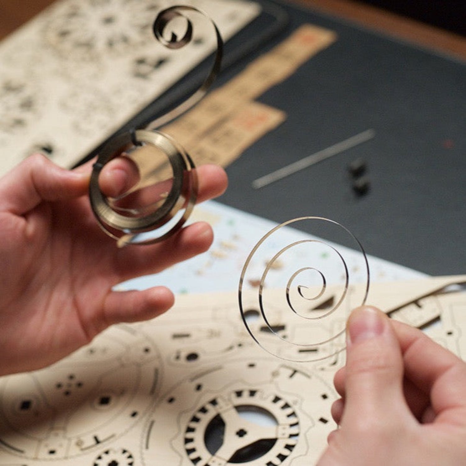 Stargazer Tourbillon – Table Clock Kit Mechanical Kit by Ugears