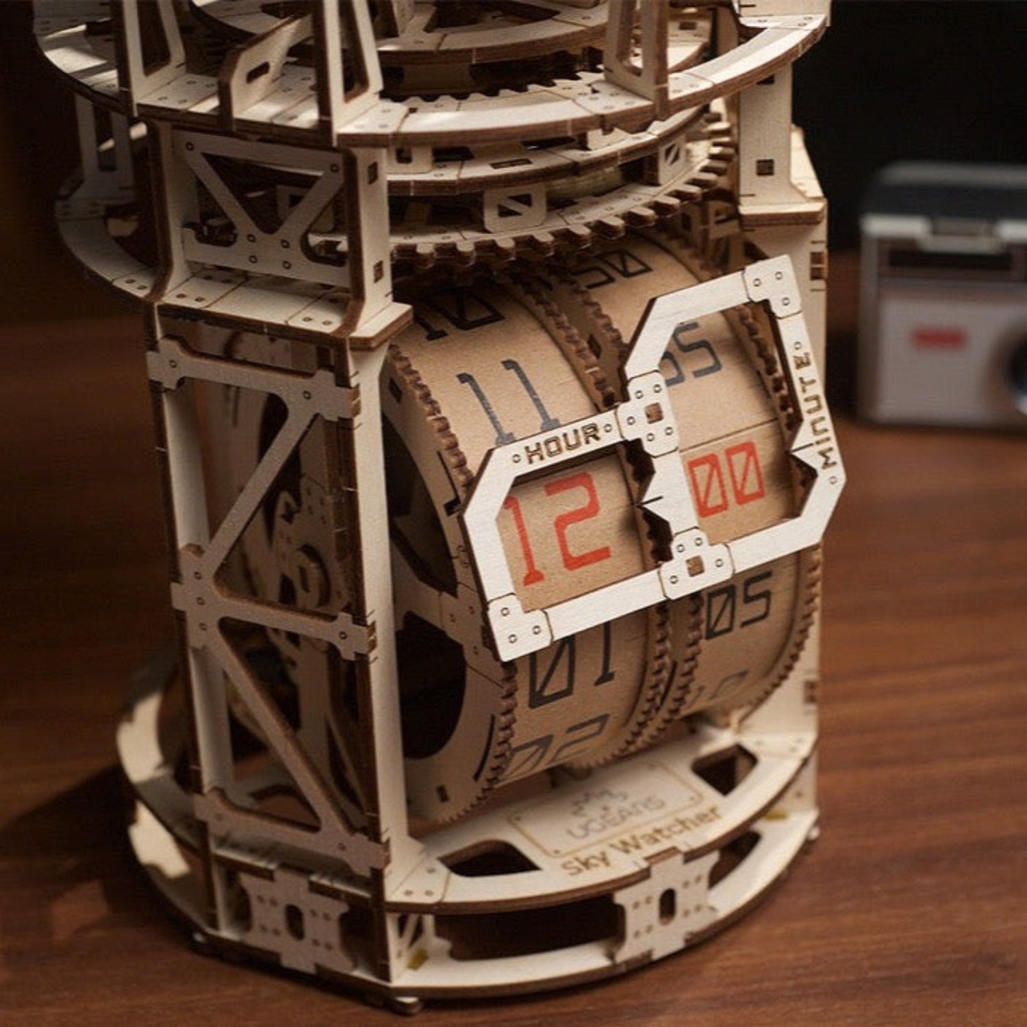 Stargazer Tourbillon – Table Clock Kit Mechanical Kit by Ugears