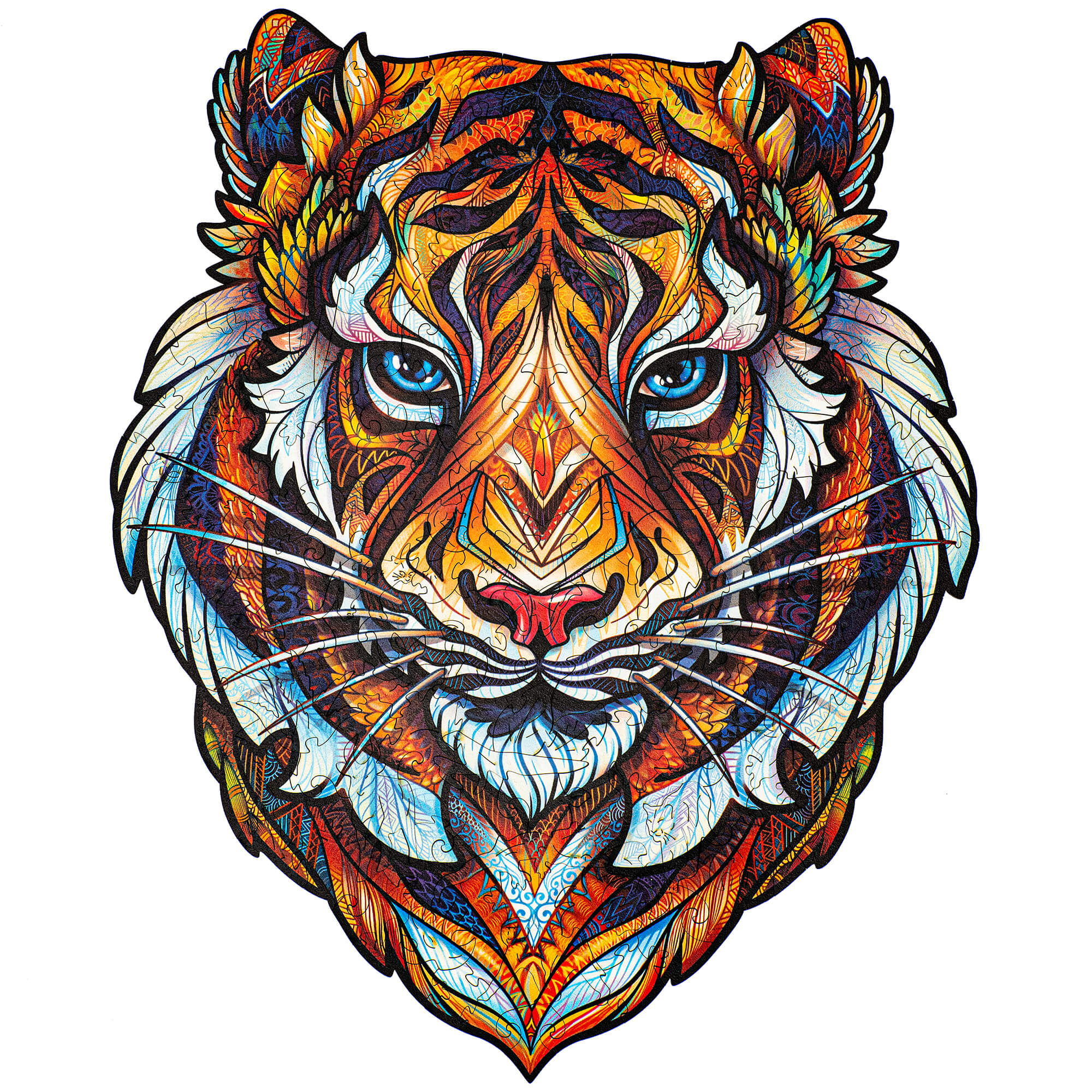 Lieblicher Tiger Holzpuzzle Unidragon