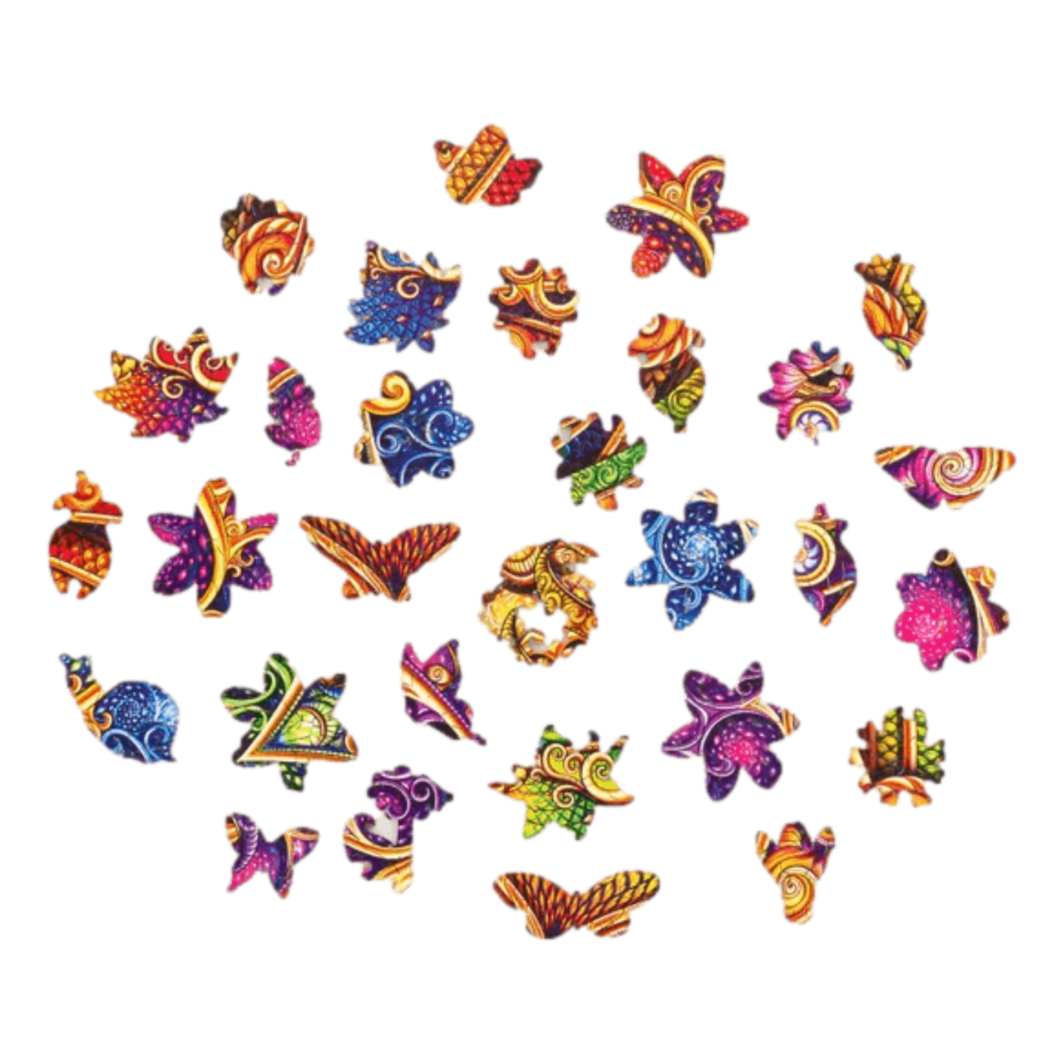 Mandala Puzzle Unerschöpflicher Wohlstands Holzpuzzle Unidragon