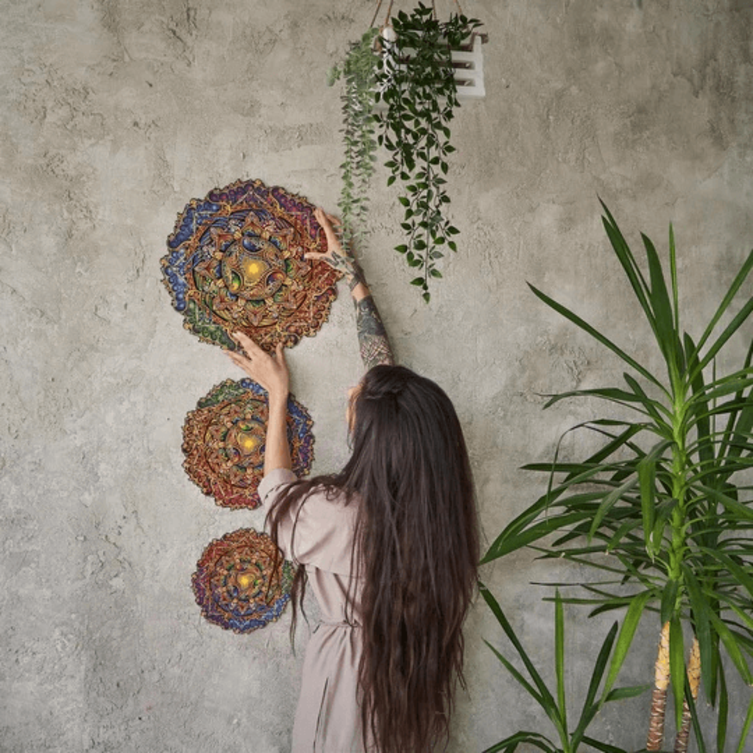 Mandala Puzzle Unerschöpflicher Wohlstands Holzpuzzle Unidragon
