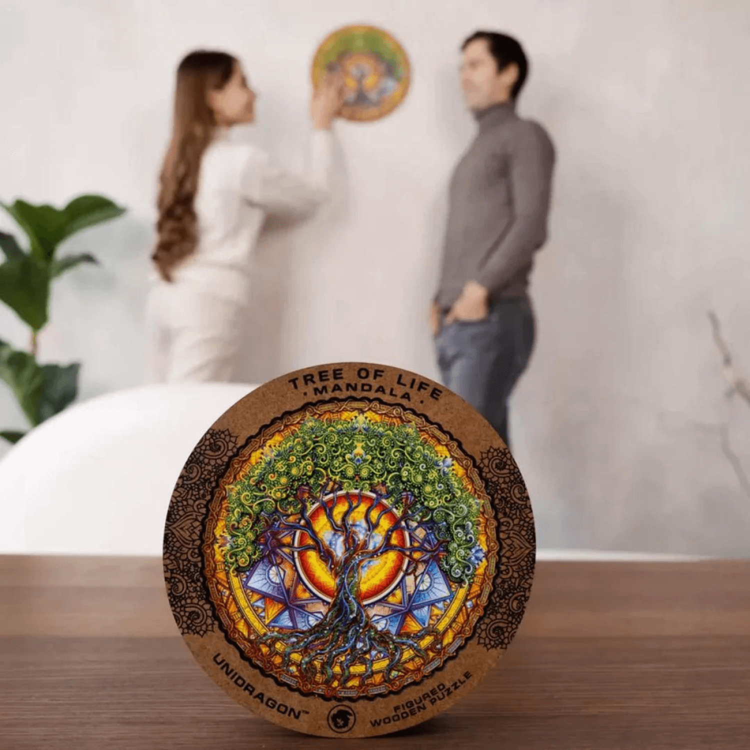 Puzzle Mandala | Arbre de vie puzzle en bois Unidragon