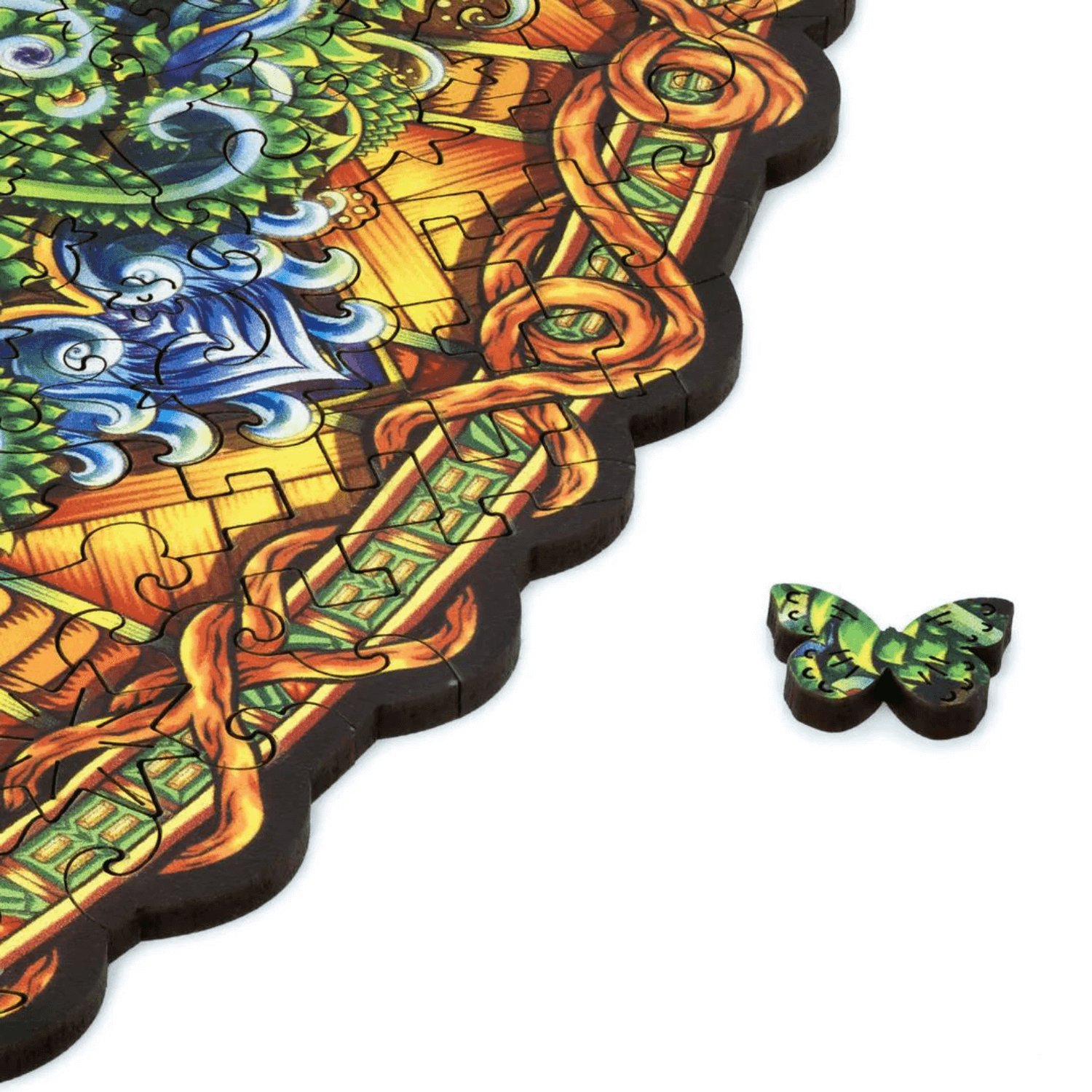 Puzzle Mandala | Arbre de vie puzzle en bois Unidragon