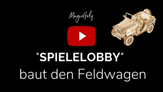 Tom von "spielelobby" baut den Feldwagen