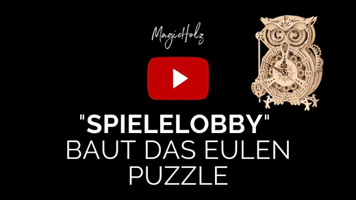 Step-by-Step Anleitung der Eulenpendeluhr von Youtuber "spielelobby"