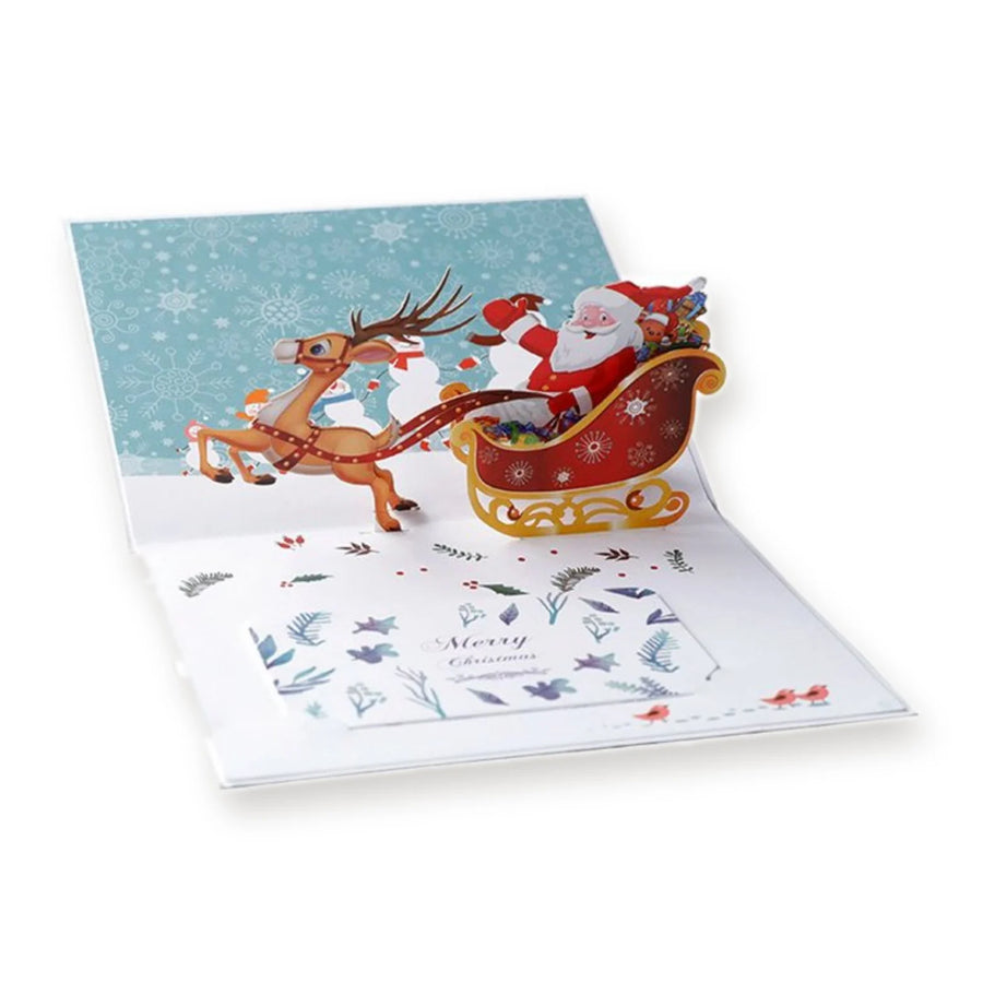 3D Pop-Up Christmas Card with Envelope