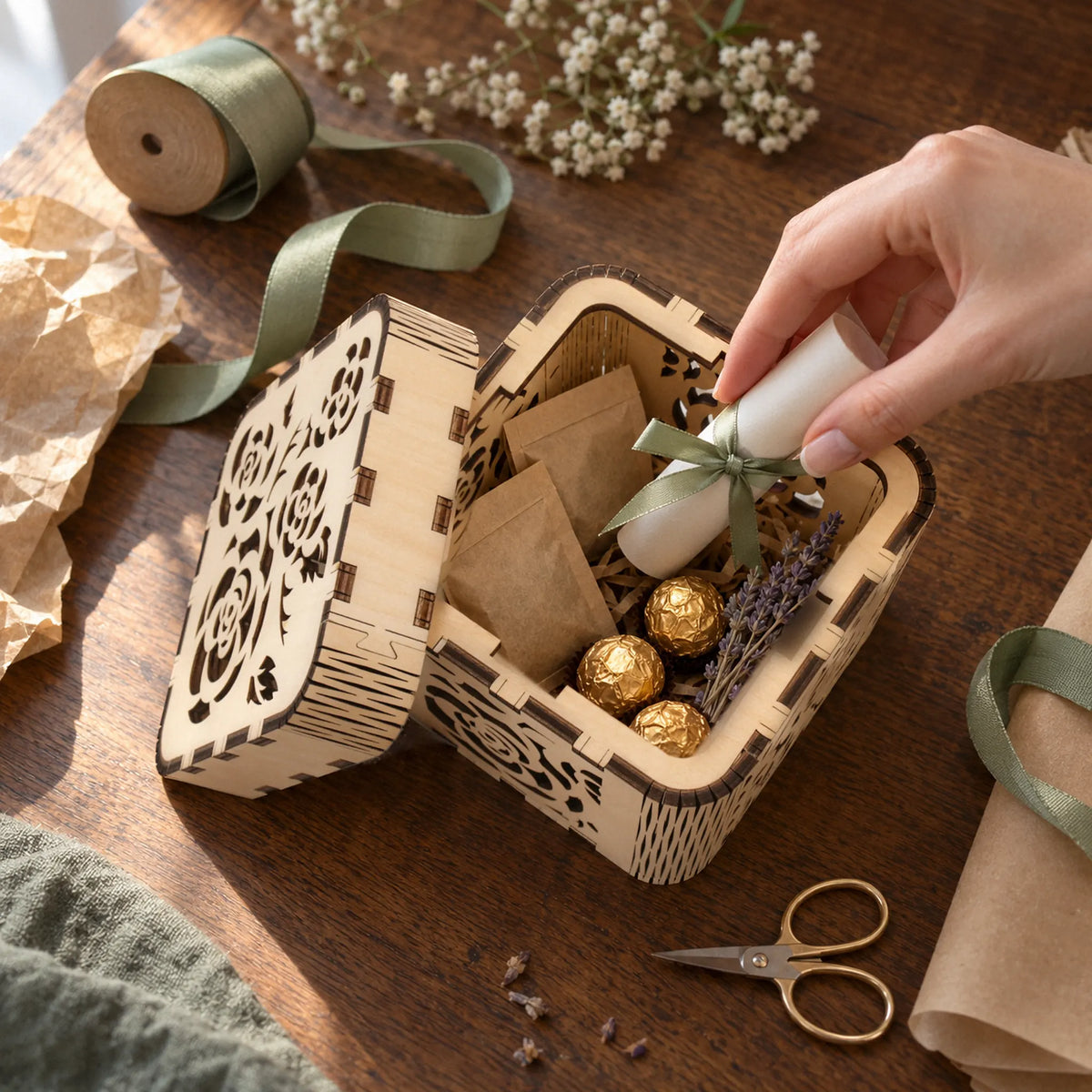 Treasure box | Gift Box 3D Puzzle MagicHolz