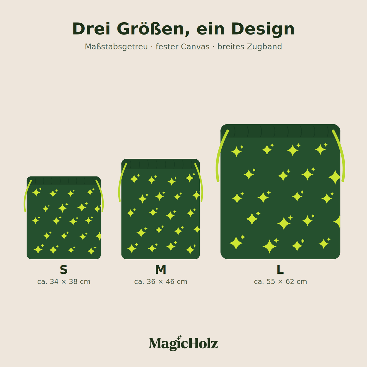Sacs cadeaux en coton - Accessoires MagicHolz