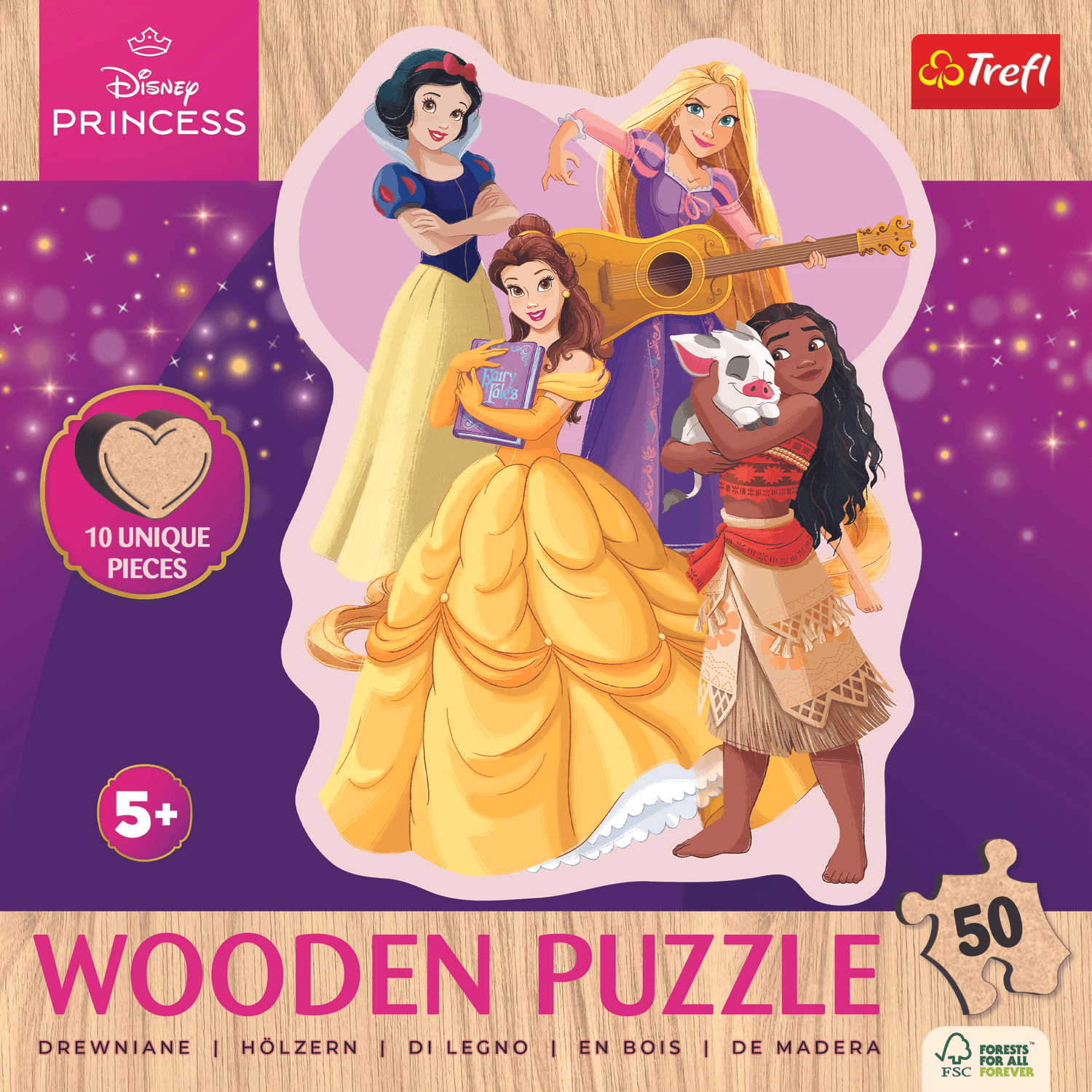 Princess | Disney | Puzzle en bois 50-Puzzle en bois-TREFL--