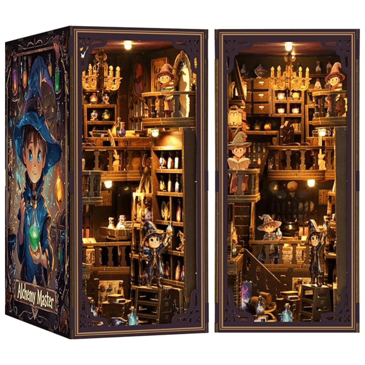 Alchemy Master | Diorama | Book Nook Diorama MagicHolz