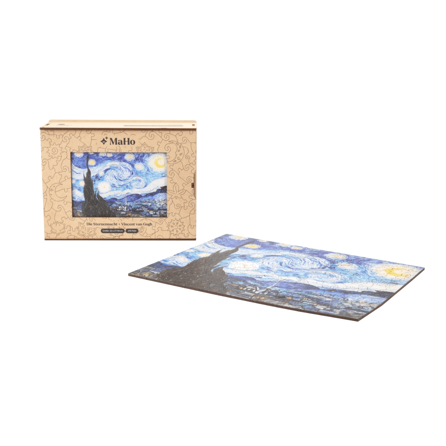 La Nuit étoilée | Puzzle en bois Vincent van Gogh (2D) MagicHolz
