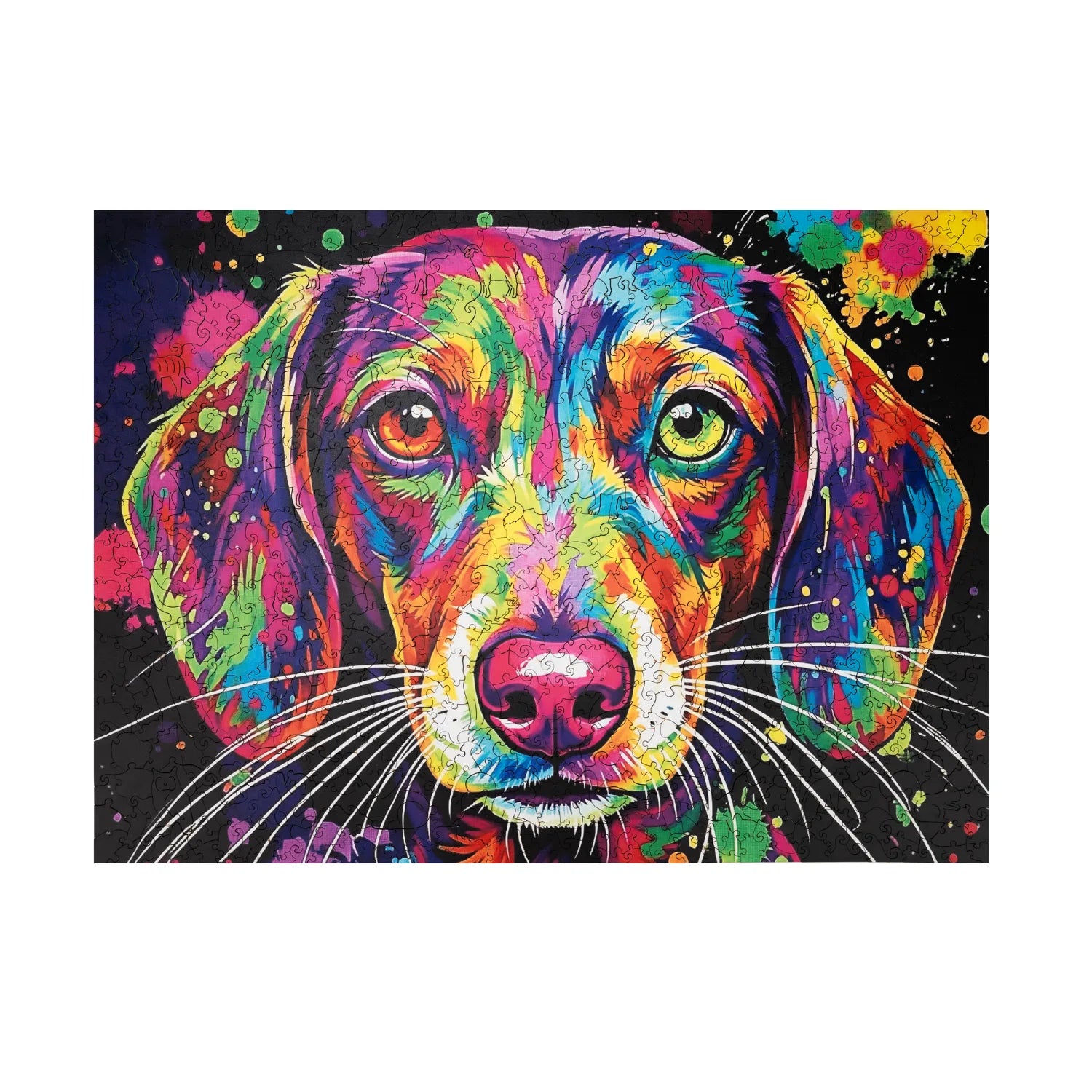 Colorful Dachshund Wooden Puzzle (2D) MagicHolz