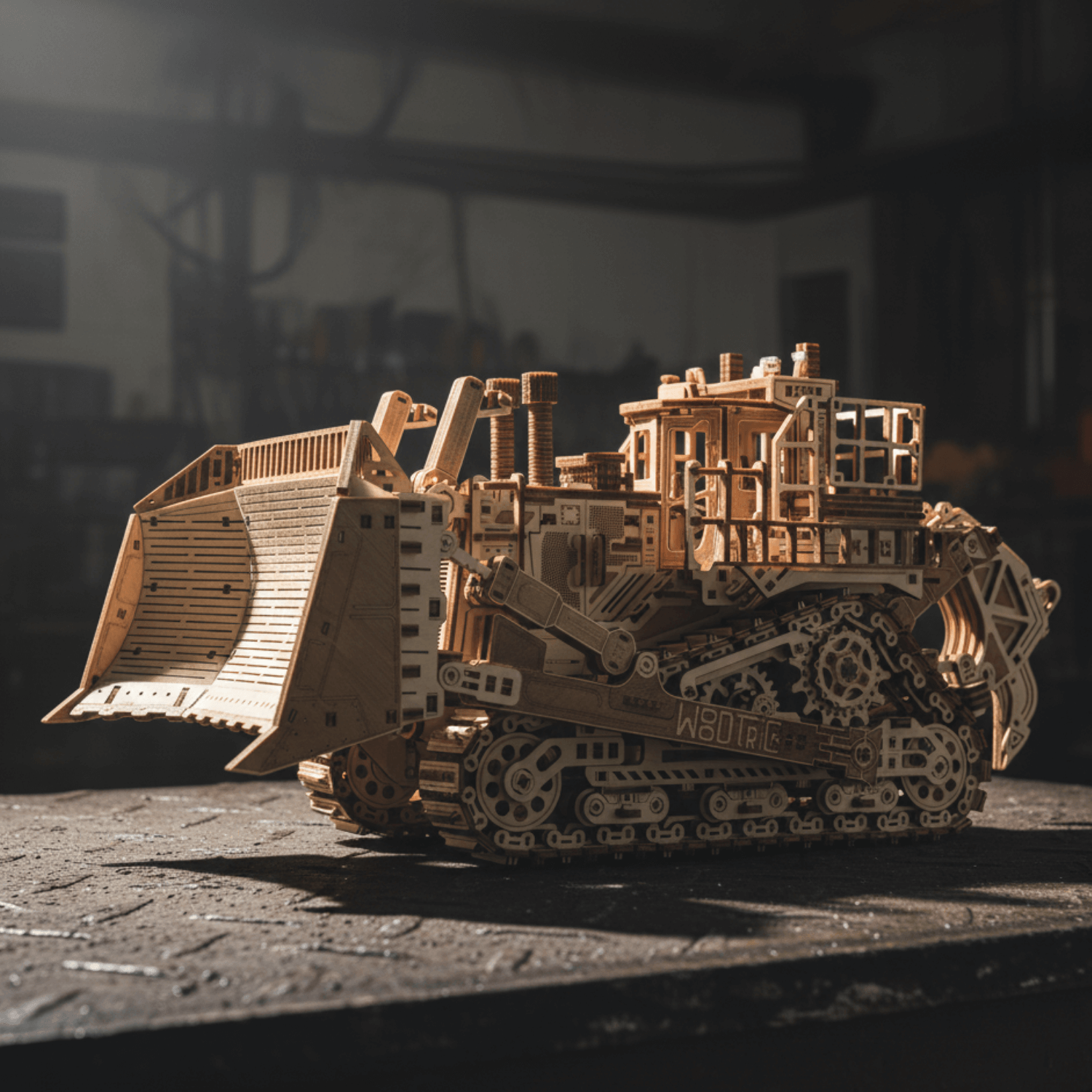 Terrain Titan | Bulldozer Mechanical Wooden Puzzle WoodTrick