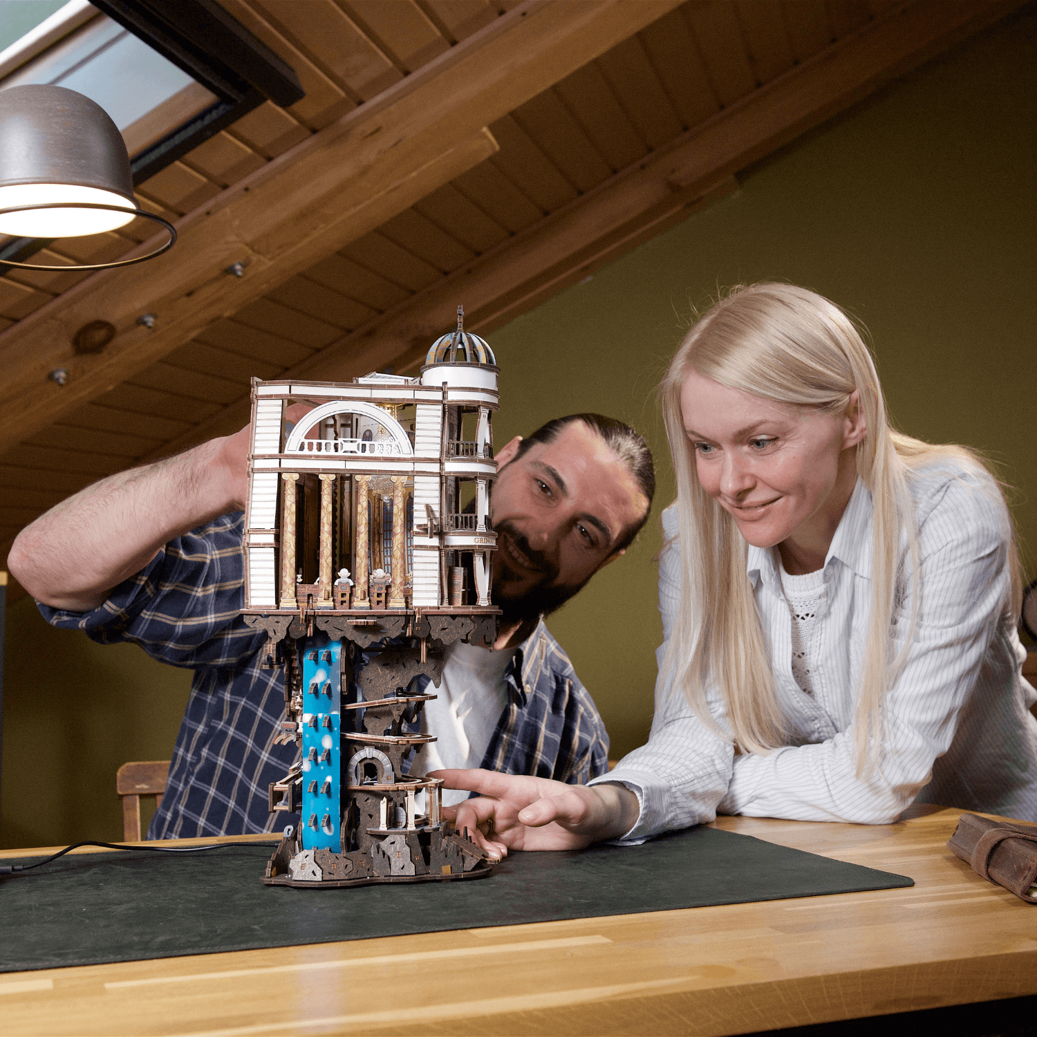 Harry Potter Gringotts Bank | Ugears Mechanical Marble Run Kit