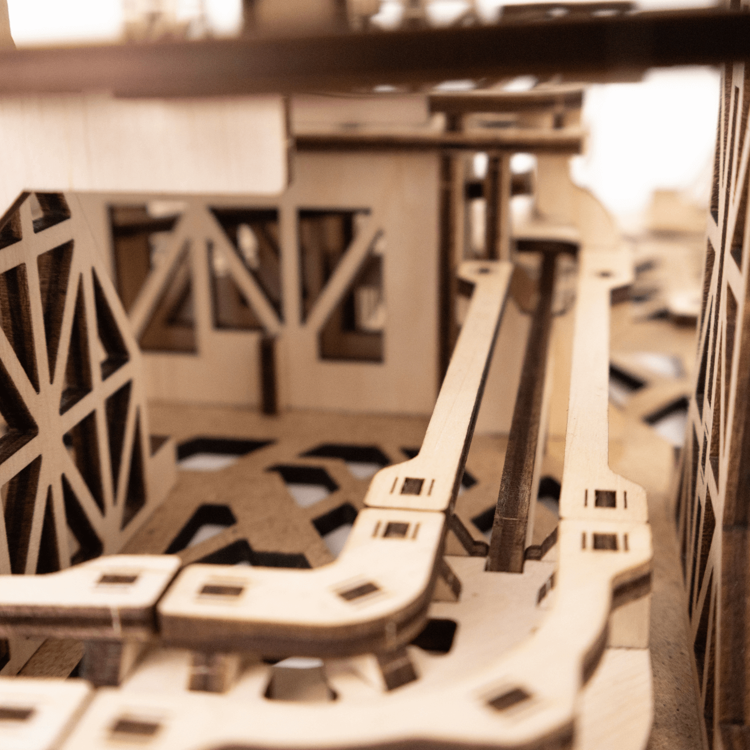 Marble Run Puzzle mécanique en bois Eco-Wood-Art