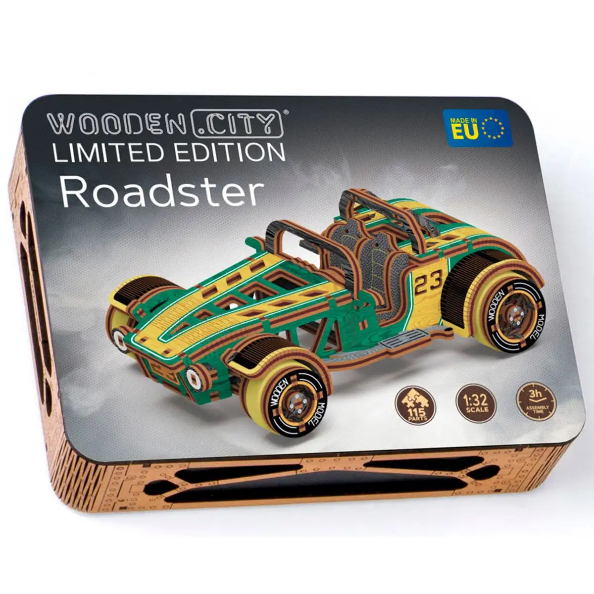 Roadster | Limited Edition-Mechanische houten puzzel-WoodCity--