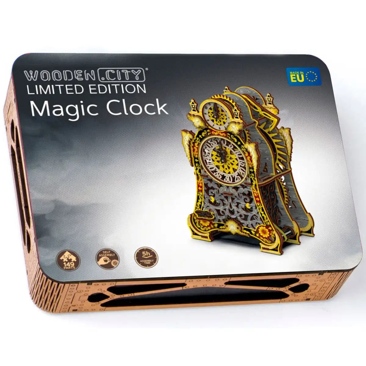 Magic Clock | Limited Edition-Mechanisches Holzpuzzle-WoodenCity--