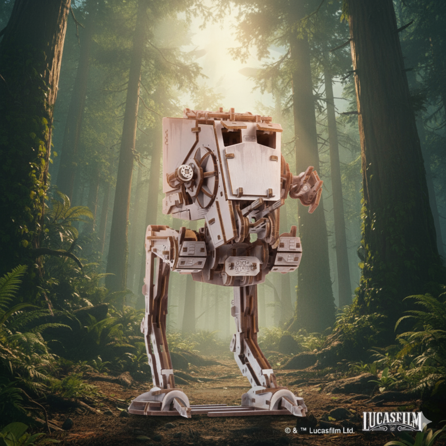 AT-ST Walker™ Mechanisches Holzpuzzle Ugears AT-ST Walker™