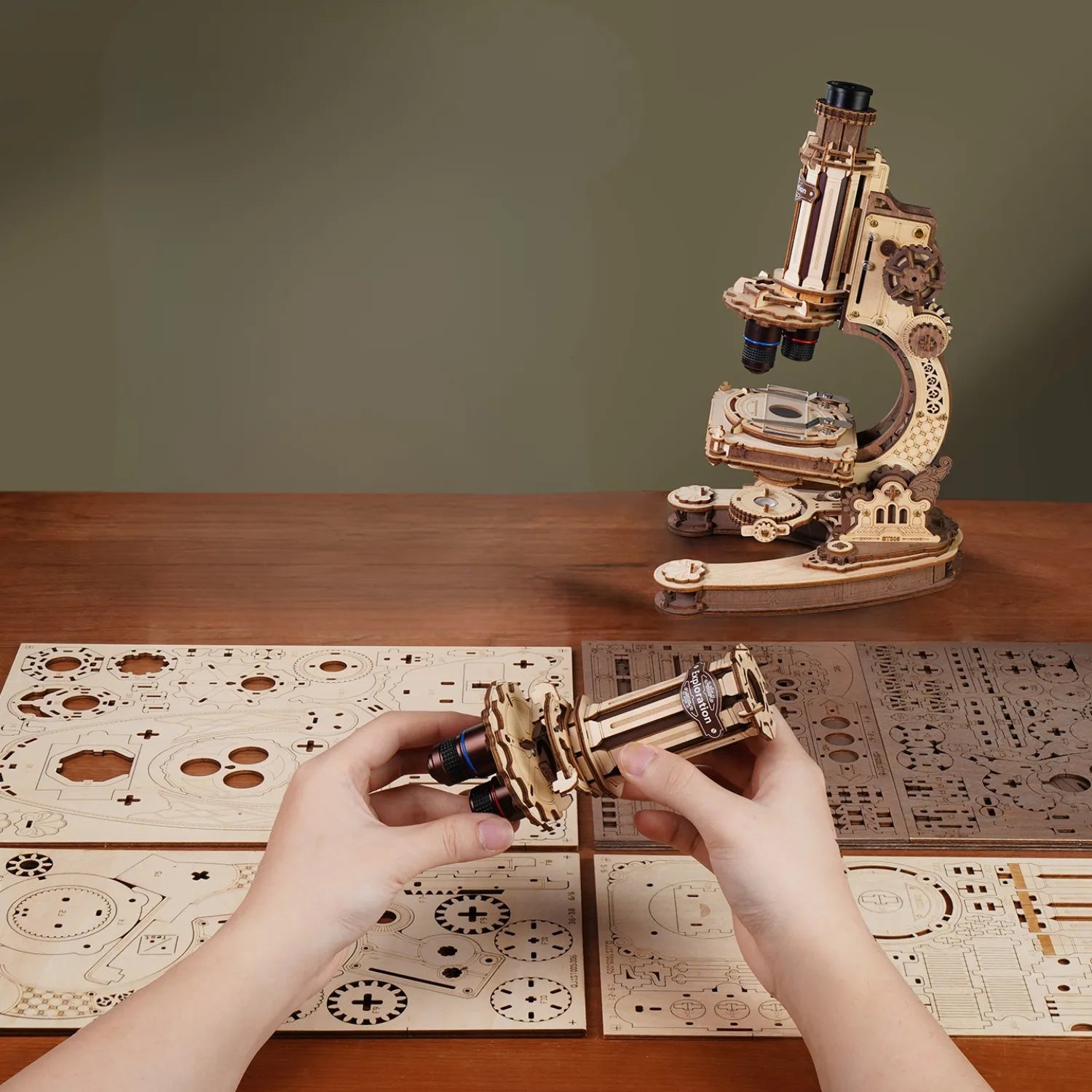Mikroskop Mechanischer Bausatz Robotime