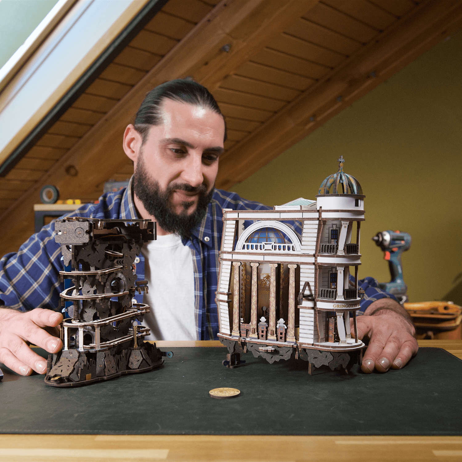 Harry Potter Gringotts Bank | Ugears Mechanical Marble Run Kit