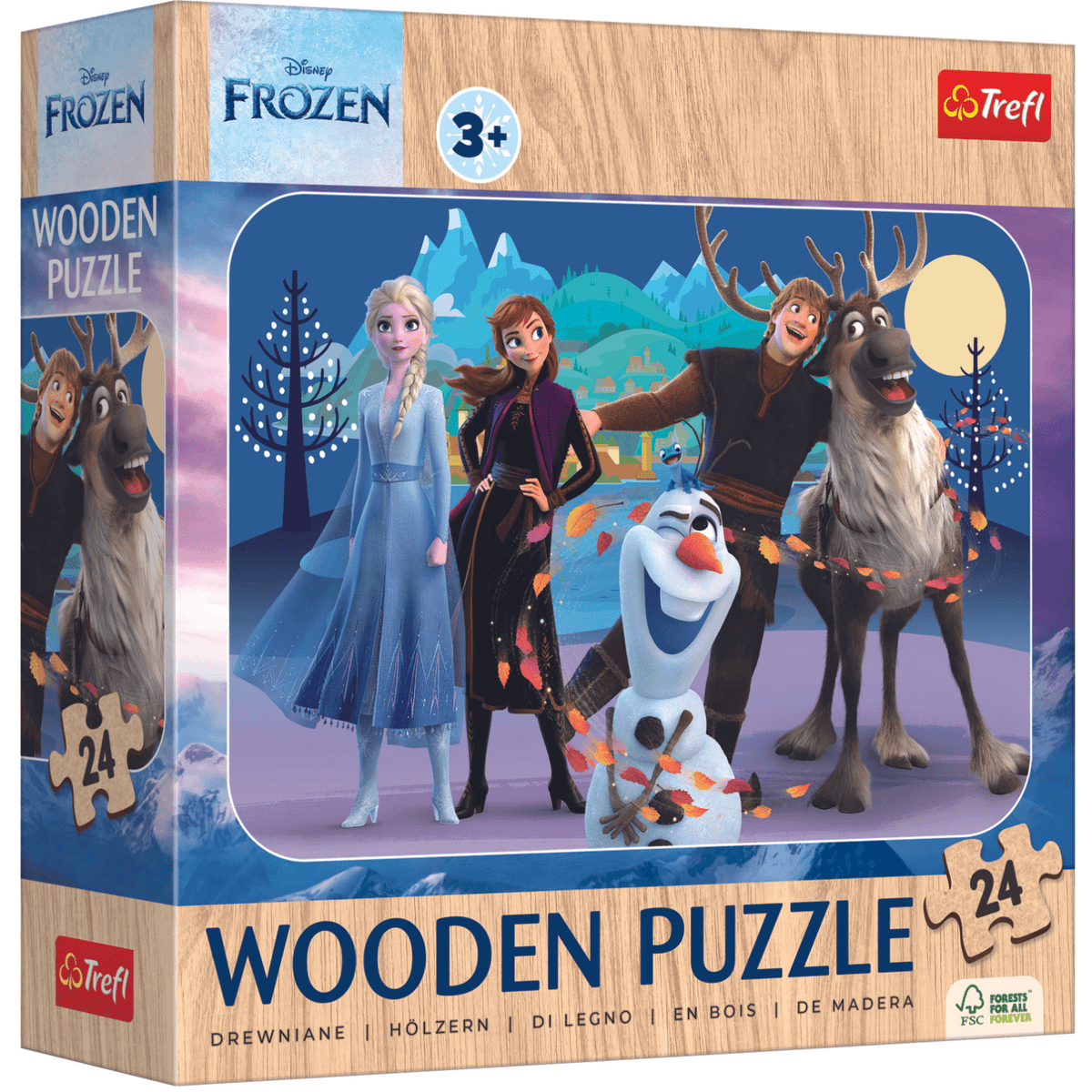 Frozen | Disney wooden puzzle-TREFL--