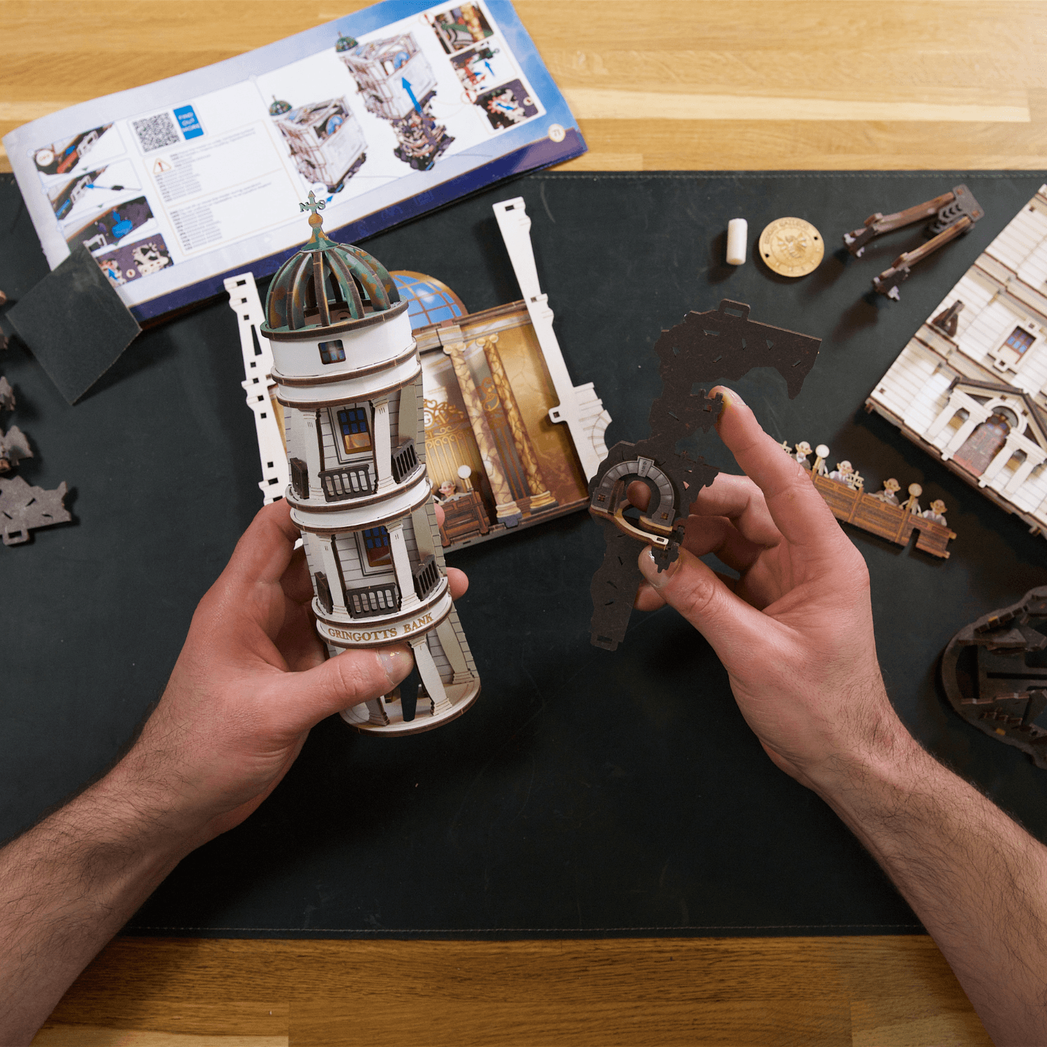 Harry Potter Gringotts Bank | Ugears Mechanical Marble Run Kit